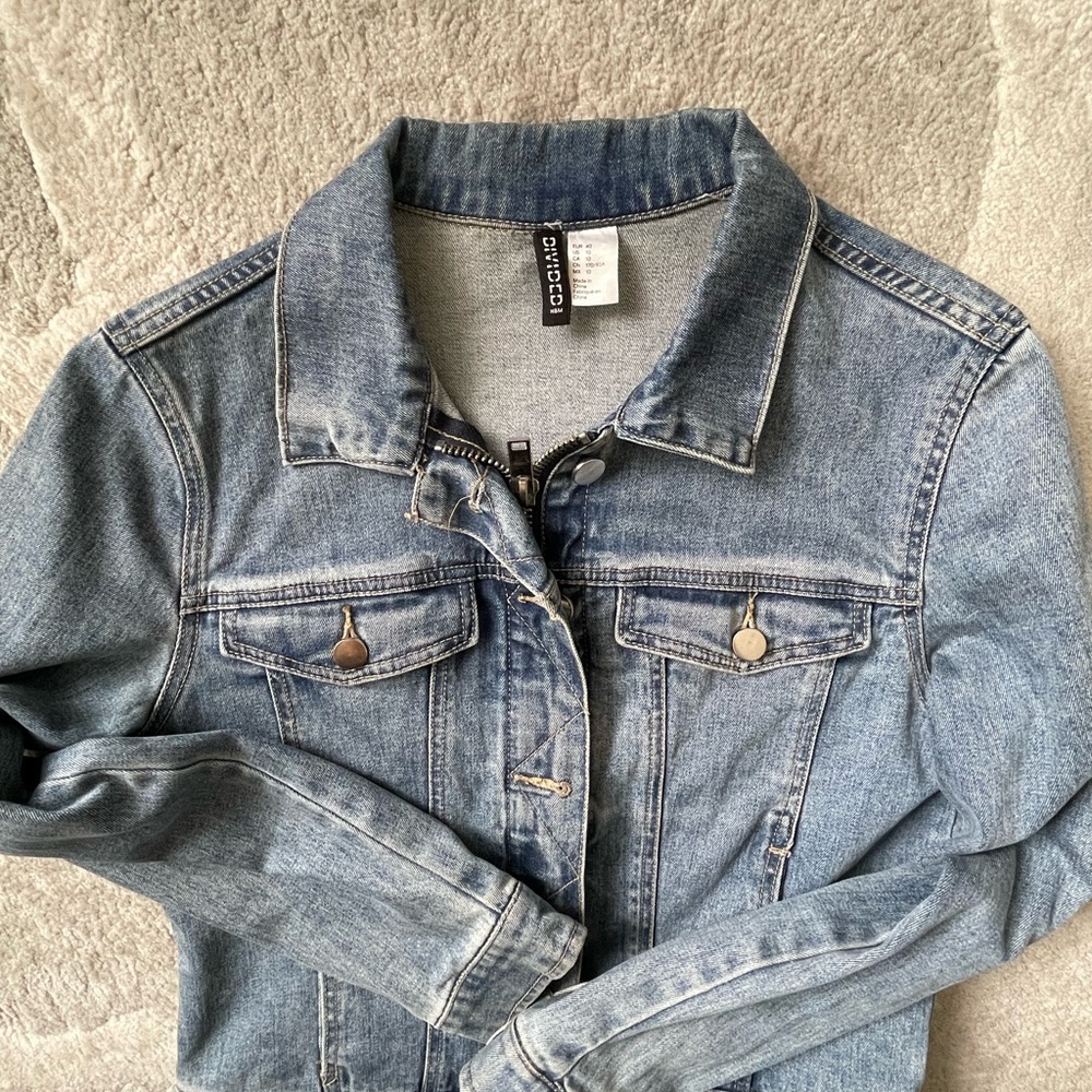 Divided Light Blue Denim Jacket - image 3